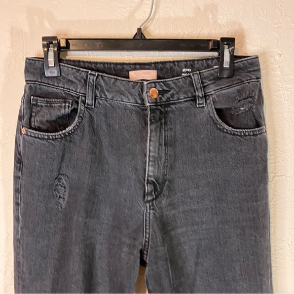 DL1961 Women's Straight Leg Jeans - Black - Picture 4 of 11